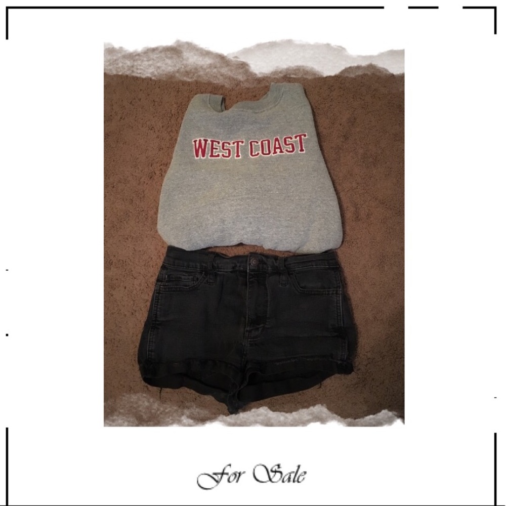 West Coast Crop Sweatshirt